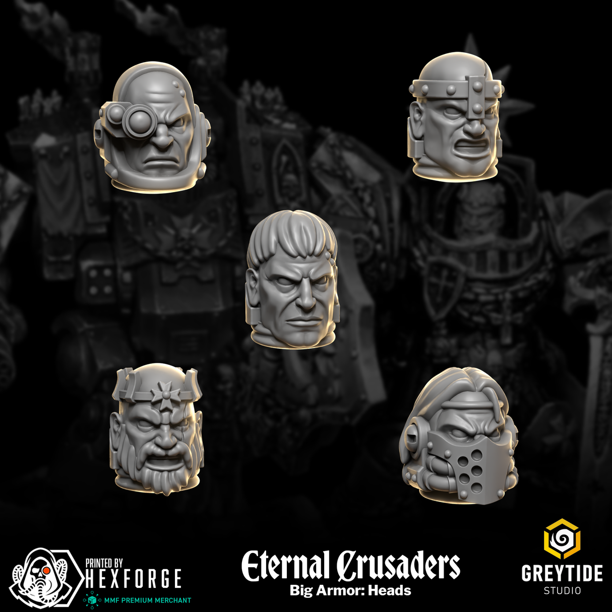 Eternal Crusaders - Big Armor: Heads & Helmets