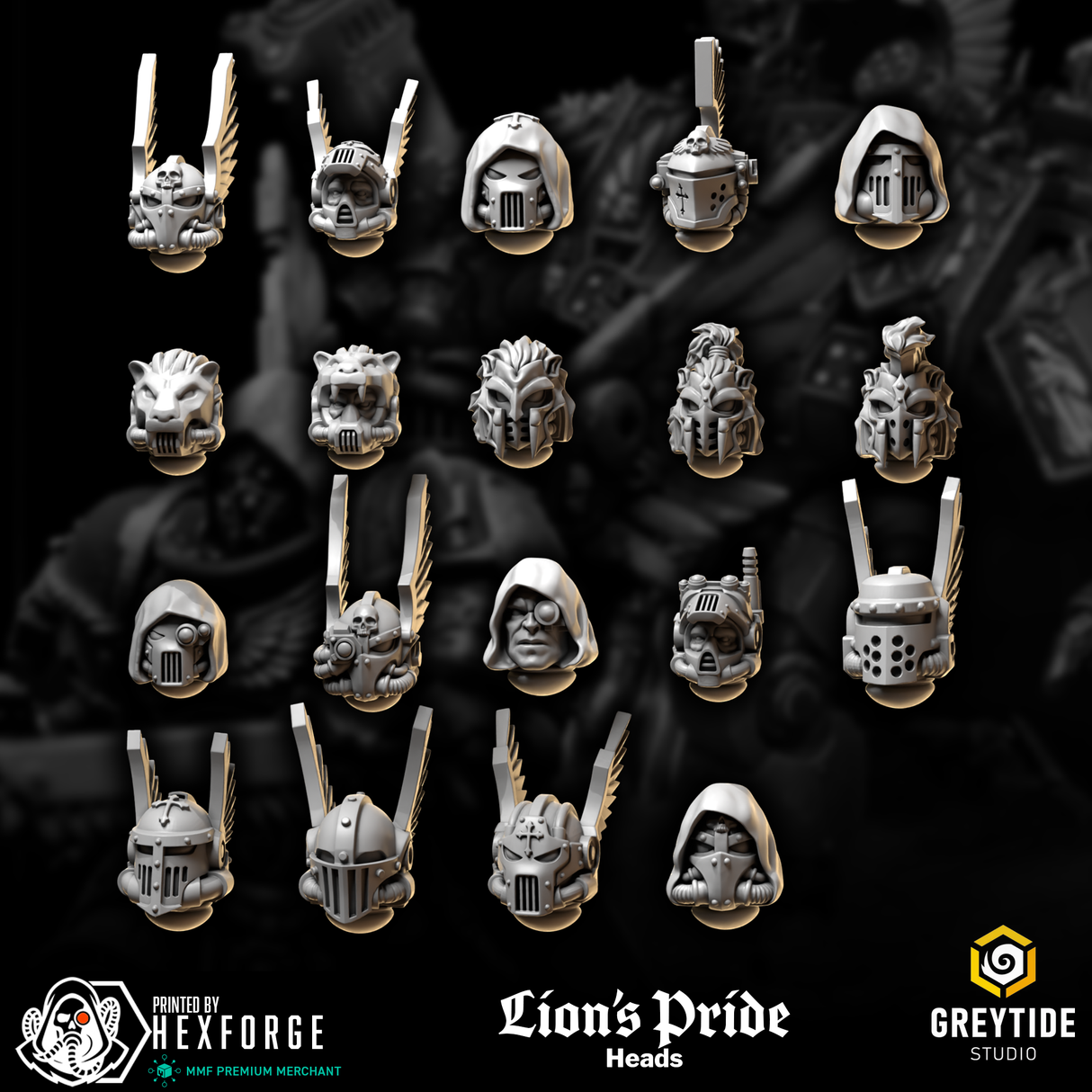 Lion's Pride - Heads & Helmets