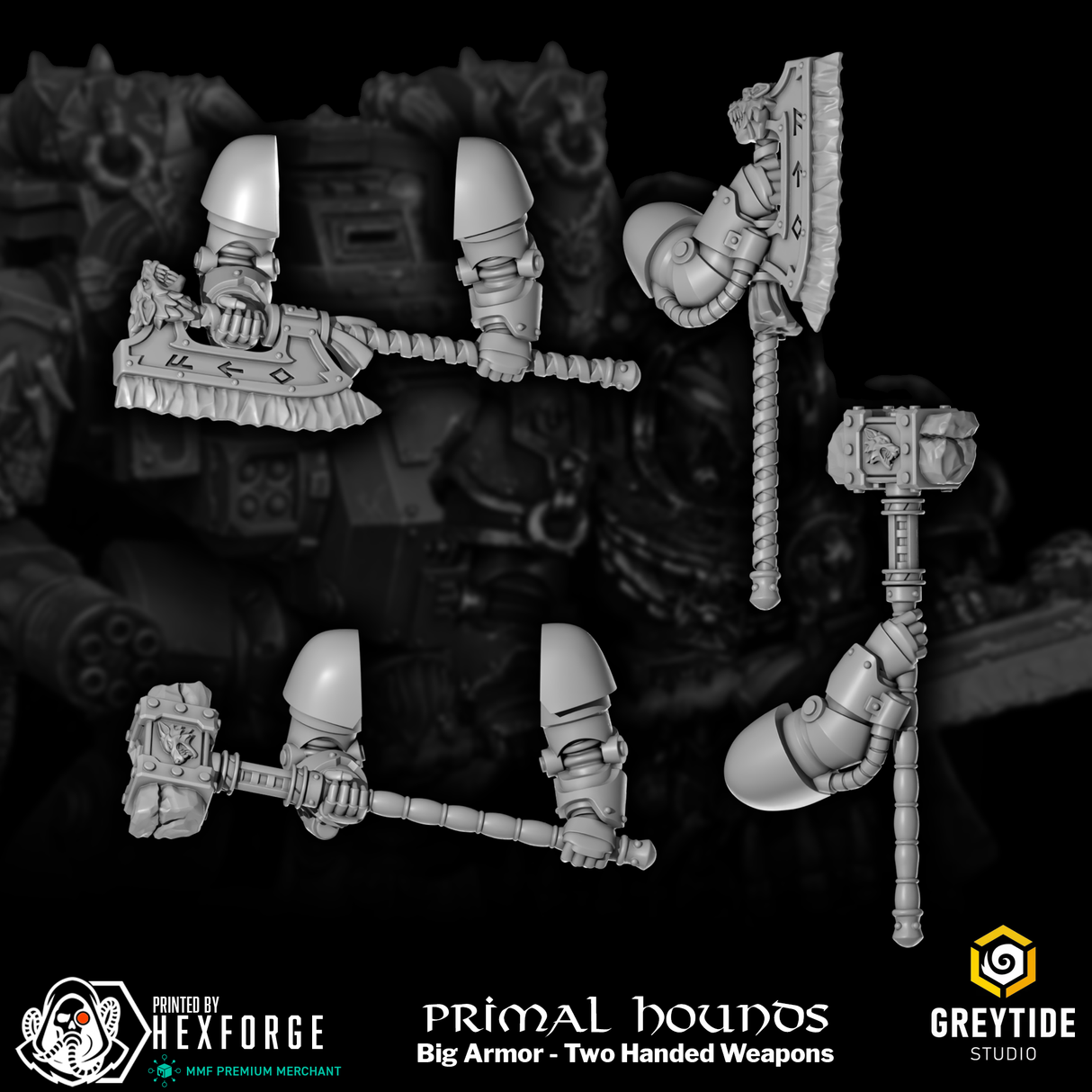 Primal Hounds - Big Armor - Two-Handed Weapons
