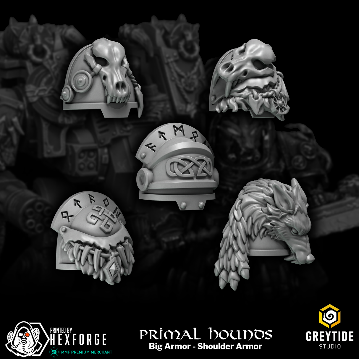 Primal Hounds - Big Armor - Shoulder Armor