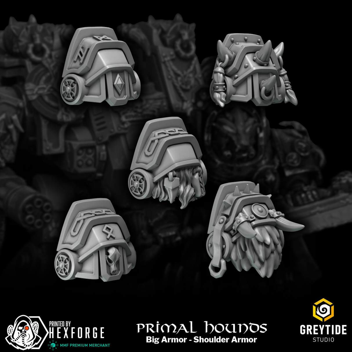 Primal Hounds - Big Armor - Shoulder Armor