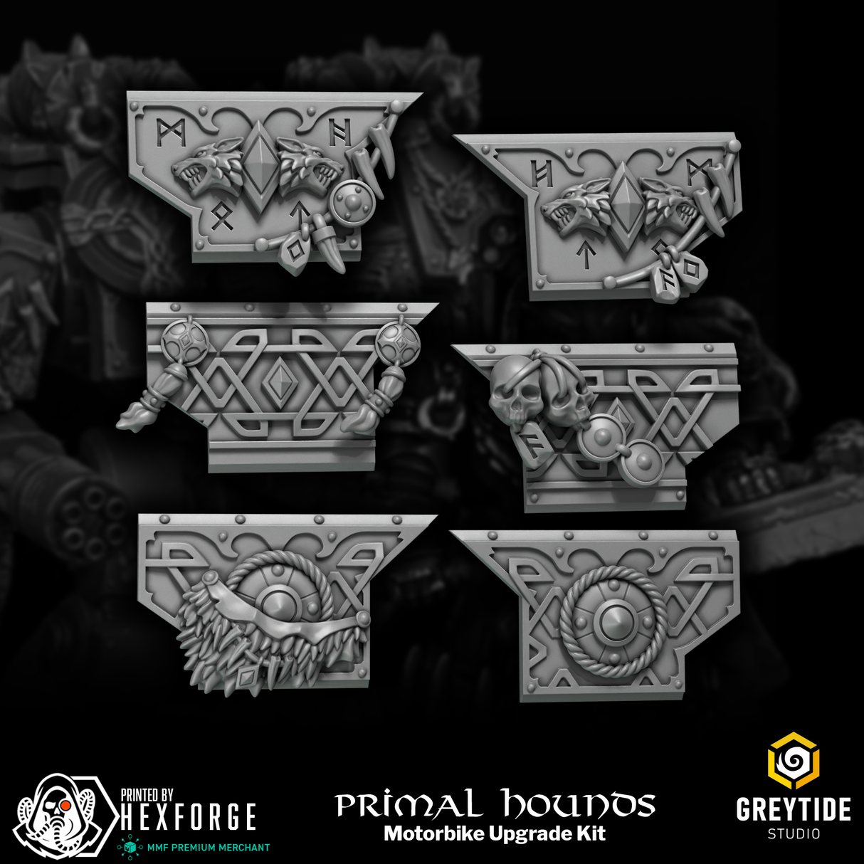 Primal Hounds - Motorbike Decorations