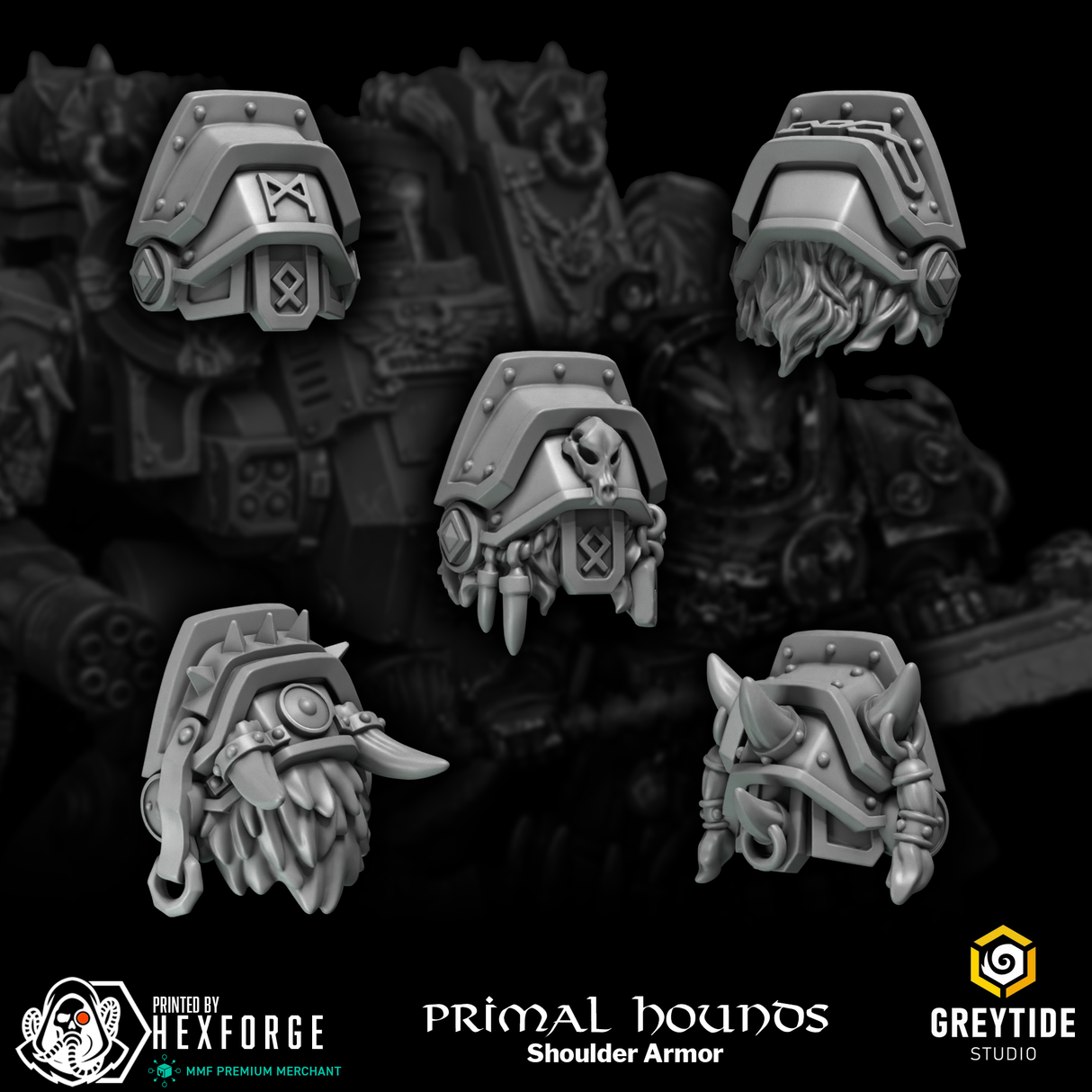 Primal Hounds - Shoulder Armor
