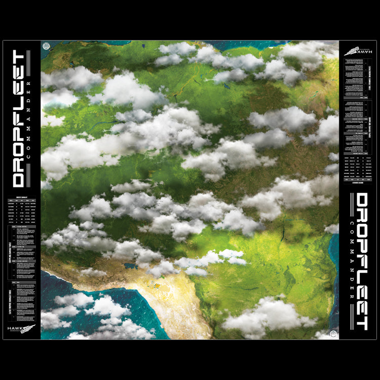 Mats by Mars: Dropfleet Commander Mats with PlayerAid Border