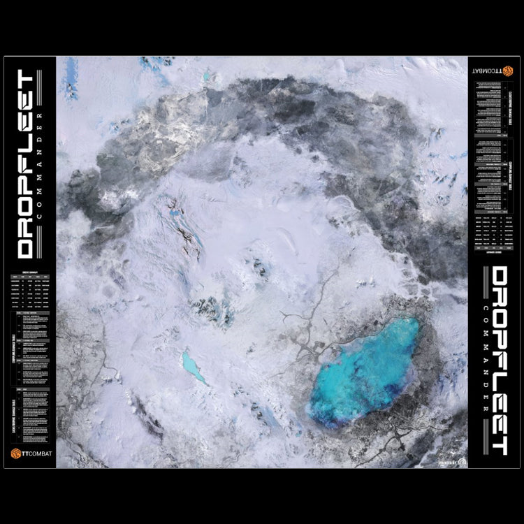 TT COMBAT: Dropfleet Commander Icey II Tabletop Wargaming Play Mat
