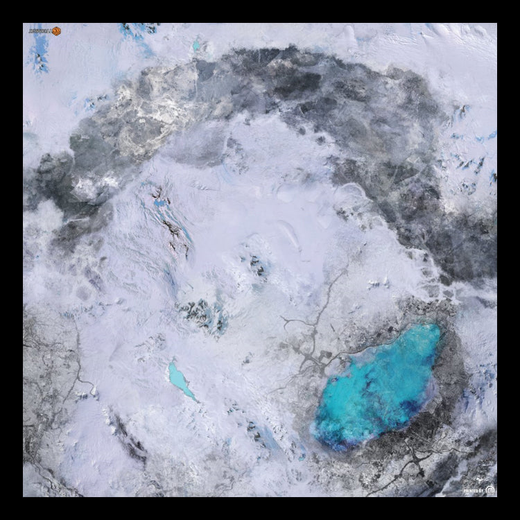 TT COMBAT: Dropfleet Commander Icey II Tabletop Wargaming Play Mat