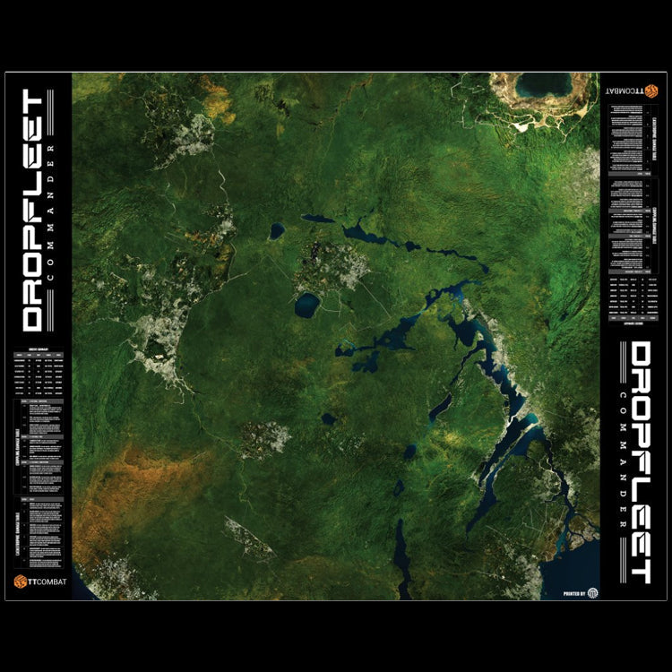 TT COMBAT: Dropfleet Commander Island Tabletop Wargaming Play Mat