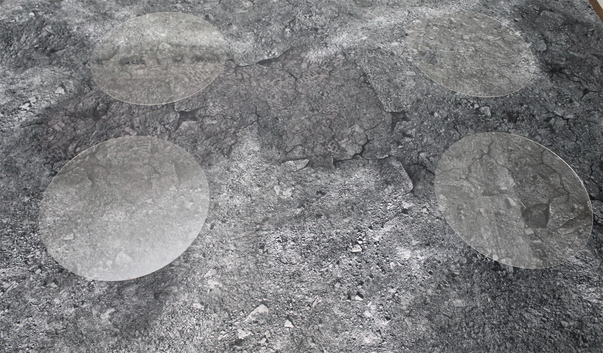 Acrylic Objective Zone Markers - For Use in Conquest (Not Official)