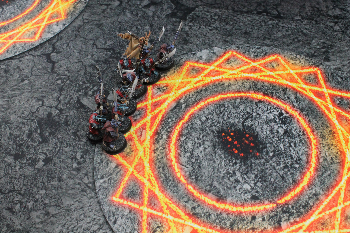 Double Sided 7.57" Neoprene Objective Markers - Fire and Ice