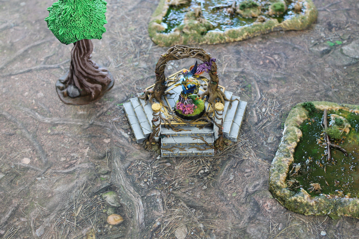 Deep Forest - Neoprene Battle Mat with Bag