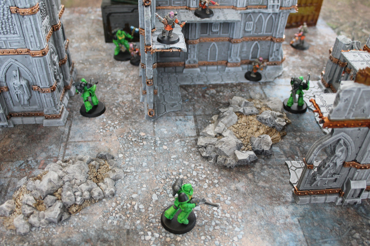 Urban Ruins - Neoprene Battle Mat with Bag