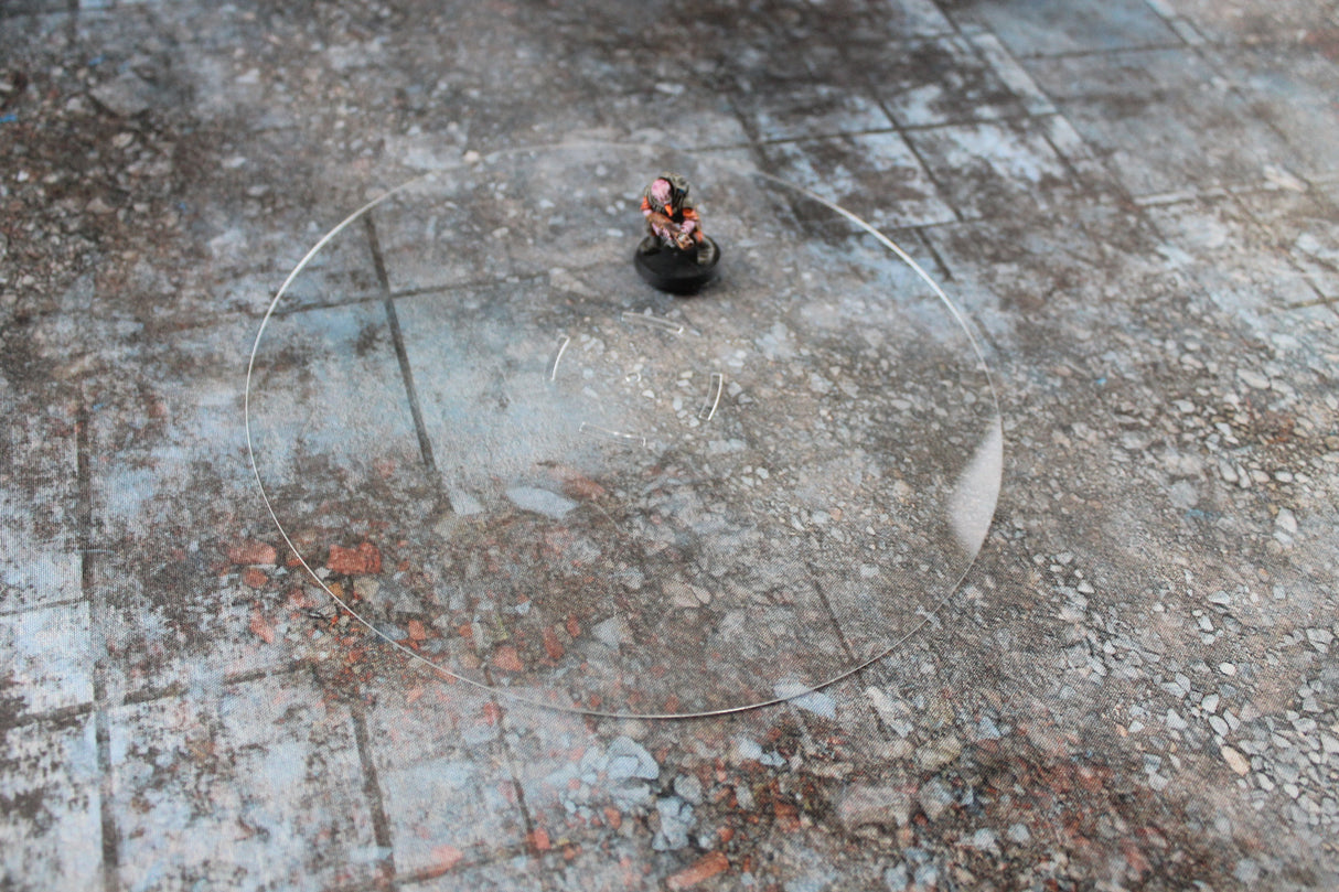 Acrylic Objective Markers - 7.57" Diameter