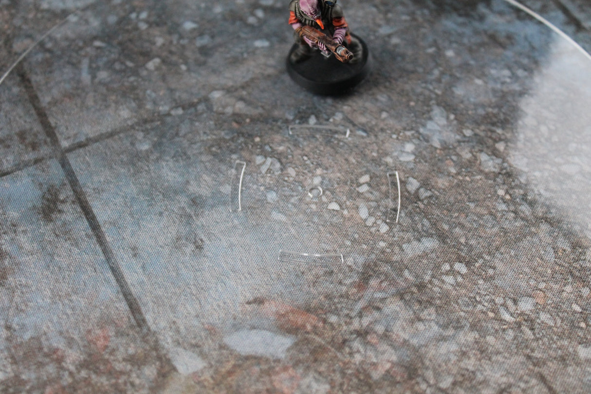 Acrylic Objective Markers - 7.57" Diameter