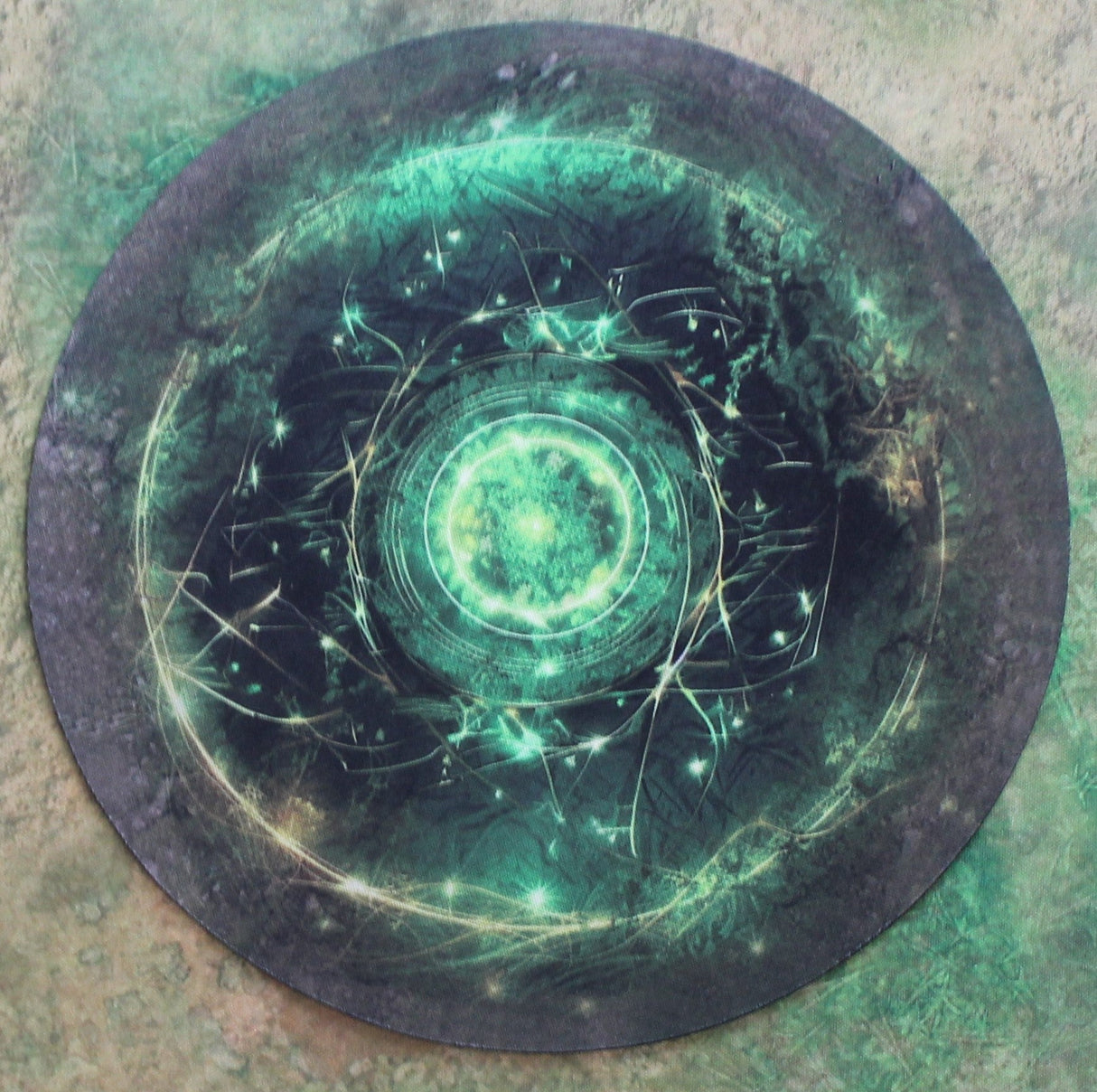 Double Sided 7.57" Neoprene Objective Markers - Green and Purple Energy