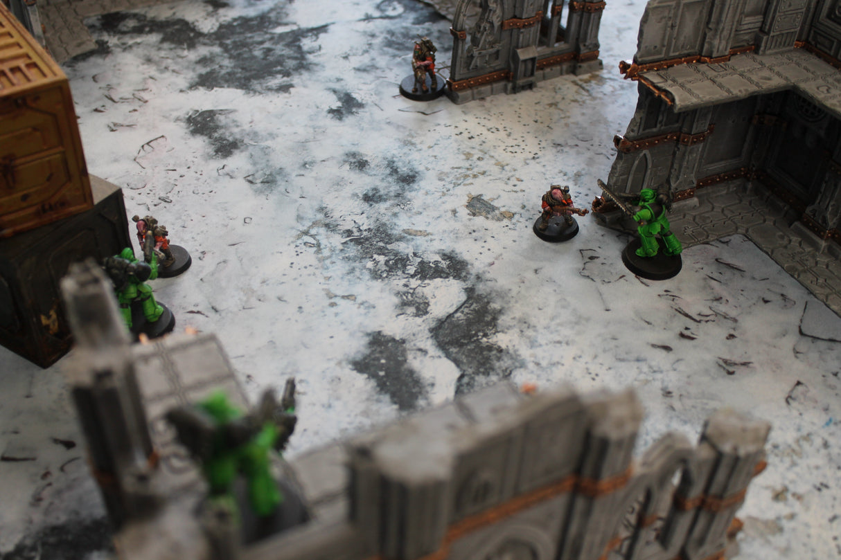 Snowy Tundra - Neoprene Battle Mat with Bag