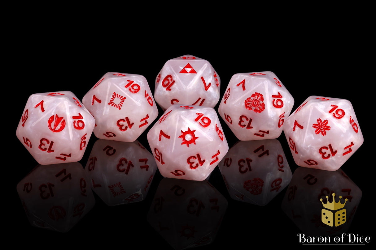 Infinity: JSA - Shindenbutai Sectorial | White - Official Dice Set