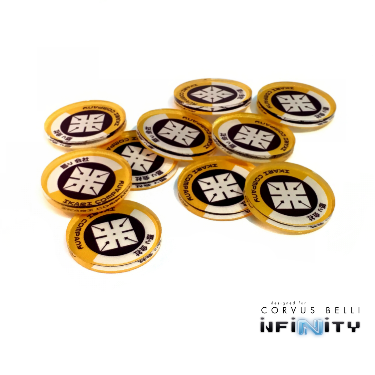 Full Color Infinity Faction Markers, 25mm (Bag of 10)