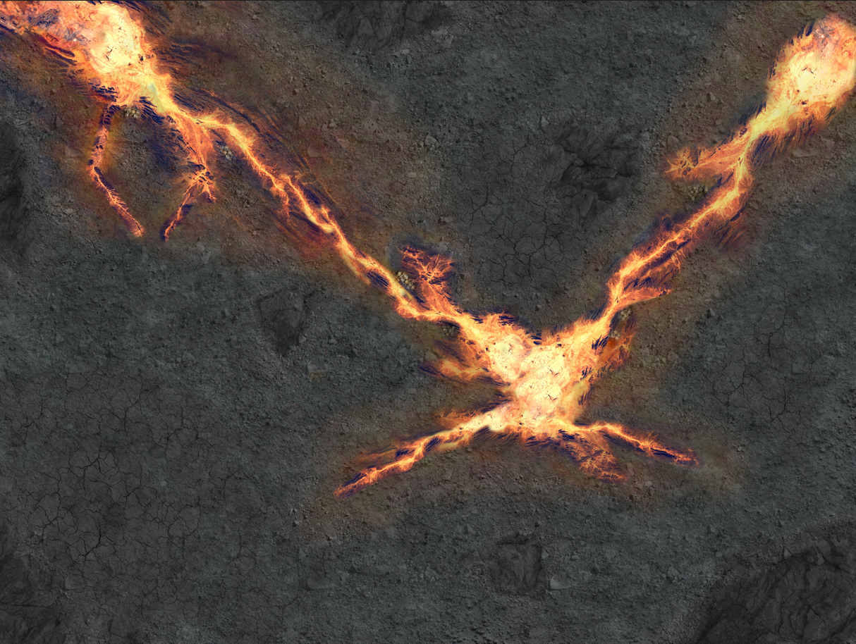 Infernal Steppes - Neoprene Battle Mat with Bag