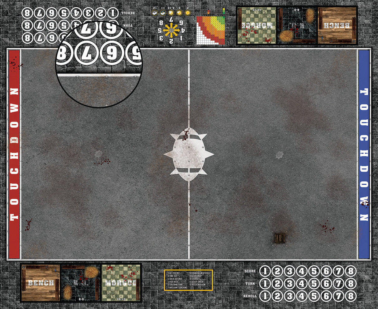 Mats by Mars: Astro Granite Fantasy Football Play Mat / Pitch