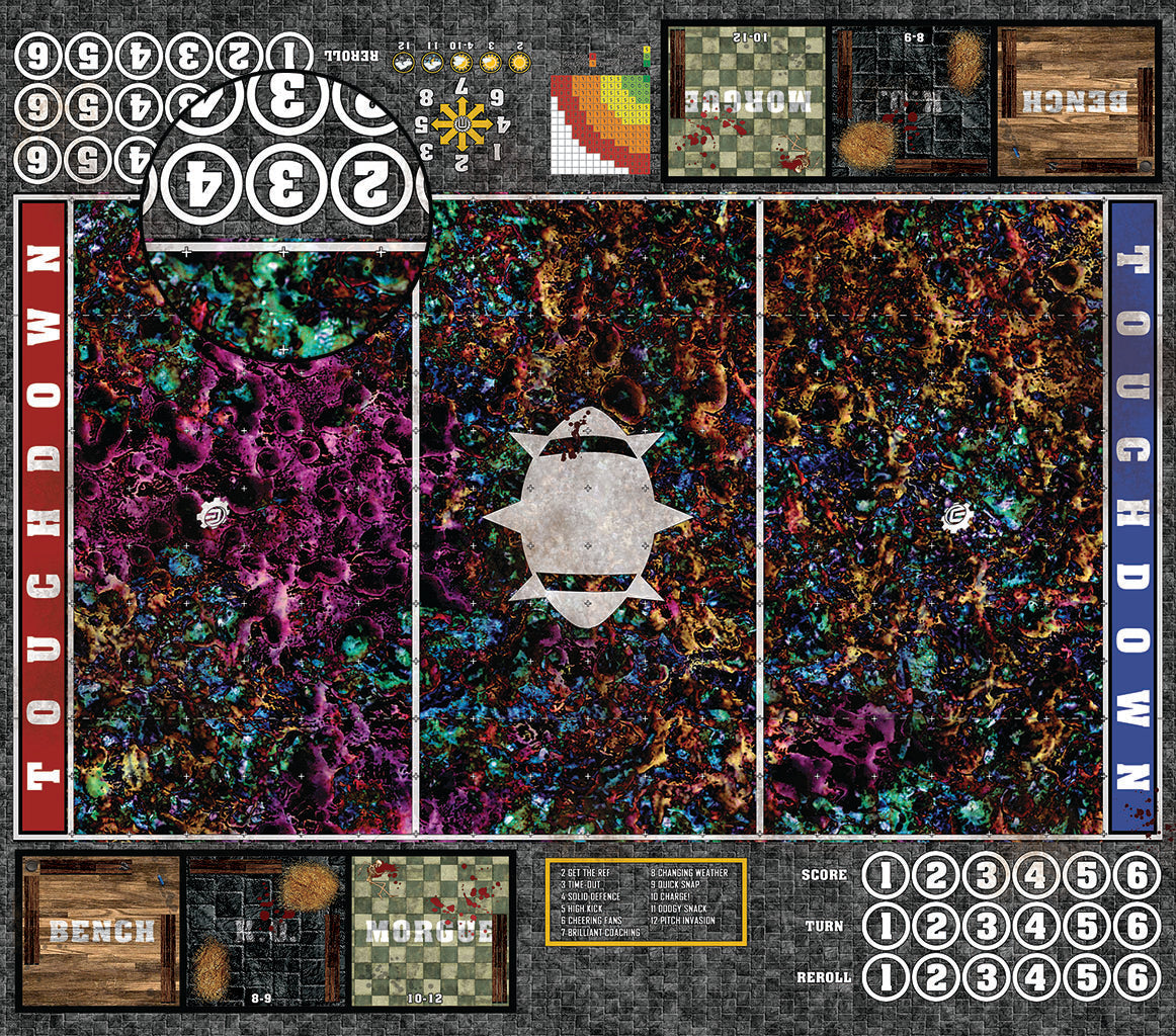 Mats by Mars: Chaos Realm Fantasy Football Play Mat / Pitch