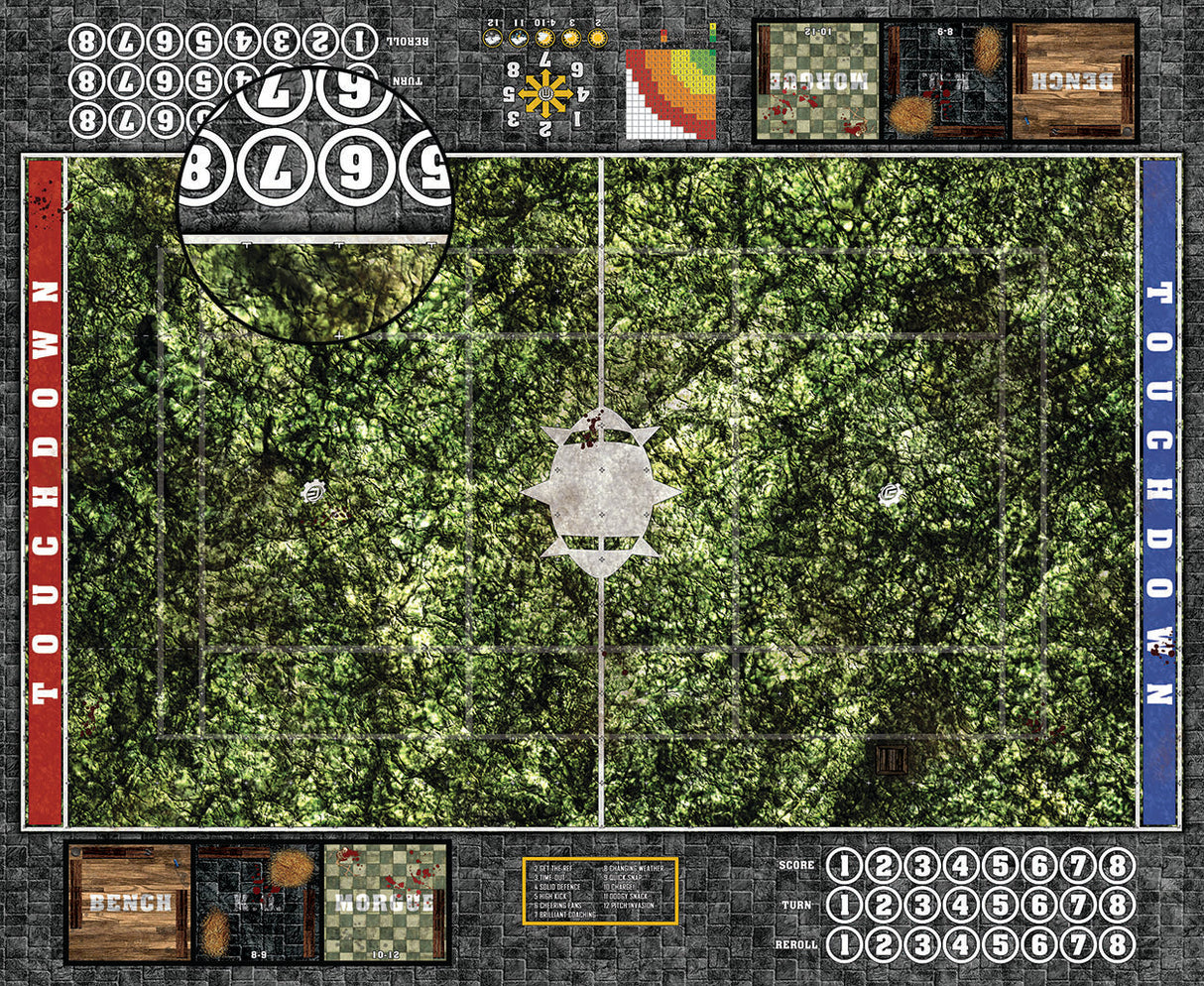 Mats by Mars: Creeping Mold Fantasy Football Play Mat / Pitch