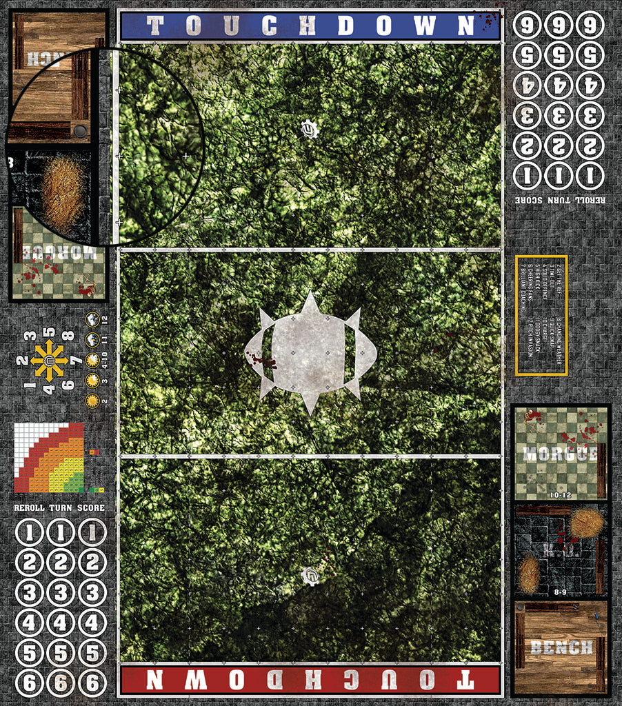 Mats by Mars: Creeping Mold Fantasy Football Play Mat / Pitch