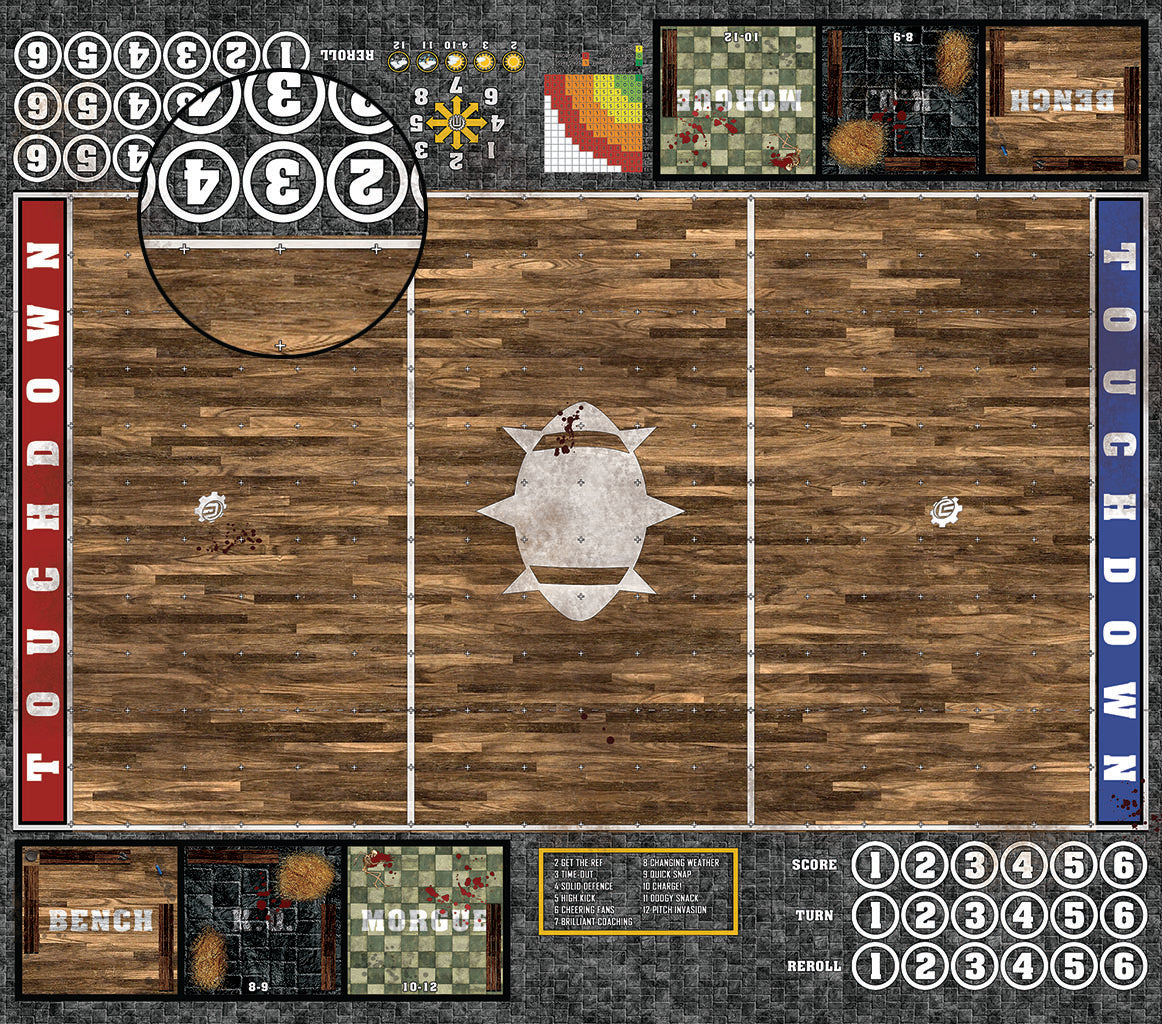 Mats by Mars: Tavern Fantasy Football Play Mat / Pitch