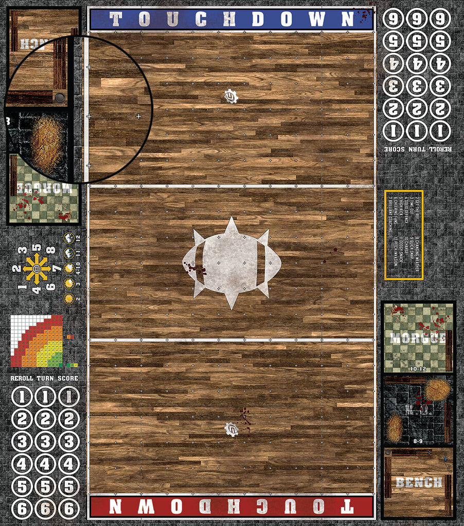 Mats by Mars: Tavern Fantasy Football Play Mat / Pitch