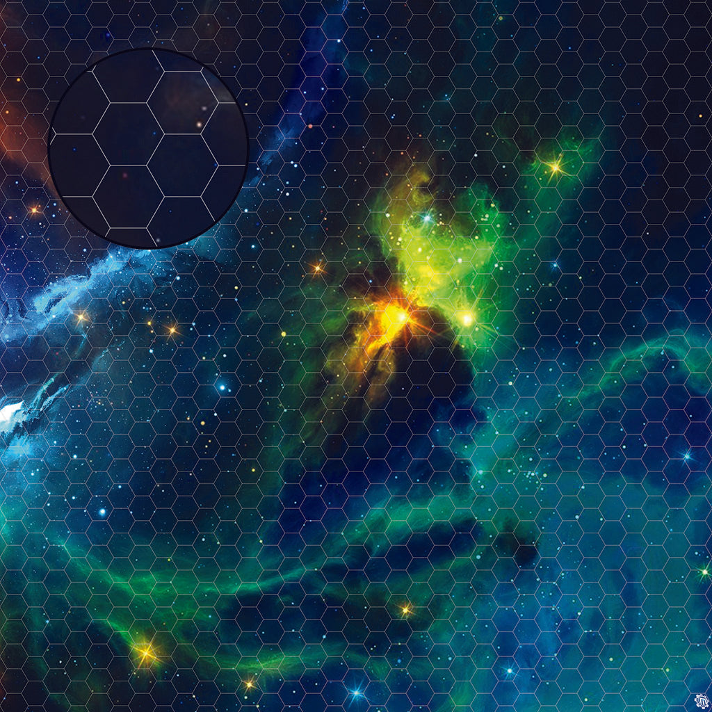 Mats by Mars: Cold Embrace Tabletop Wargaming Space Play Mat