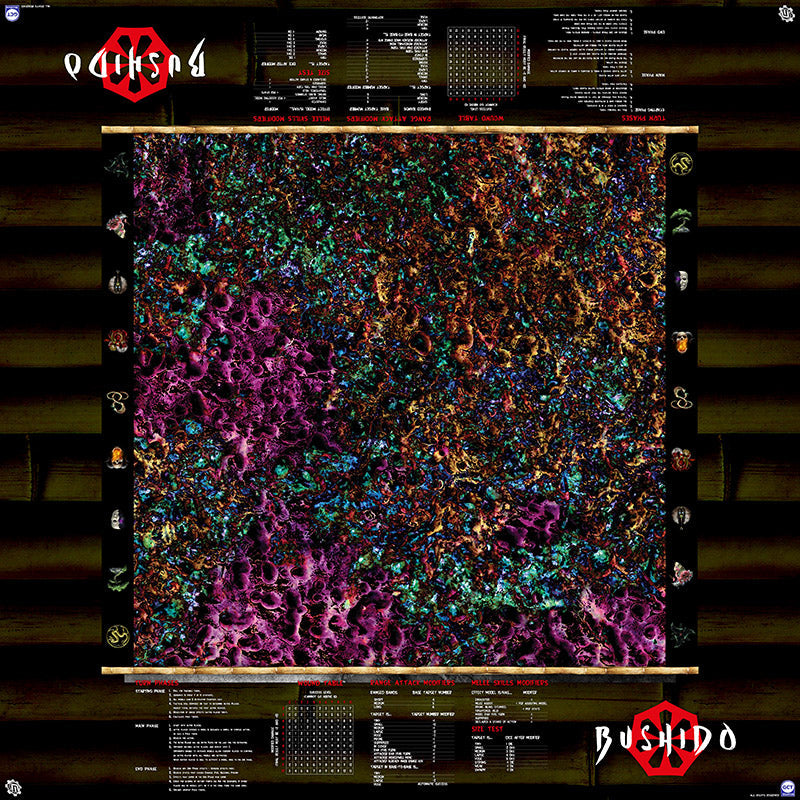 GCT Studios BUSHIDO PlayerAid Play Mat by Mats by Mars