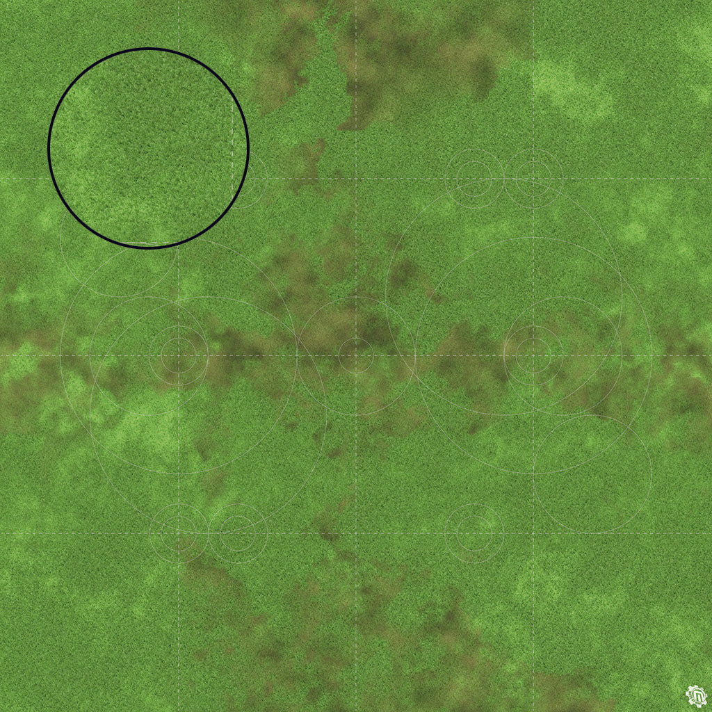 Mats by Mars: Verdant Fields Tabletop Wargaming Play Mat