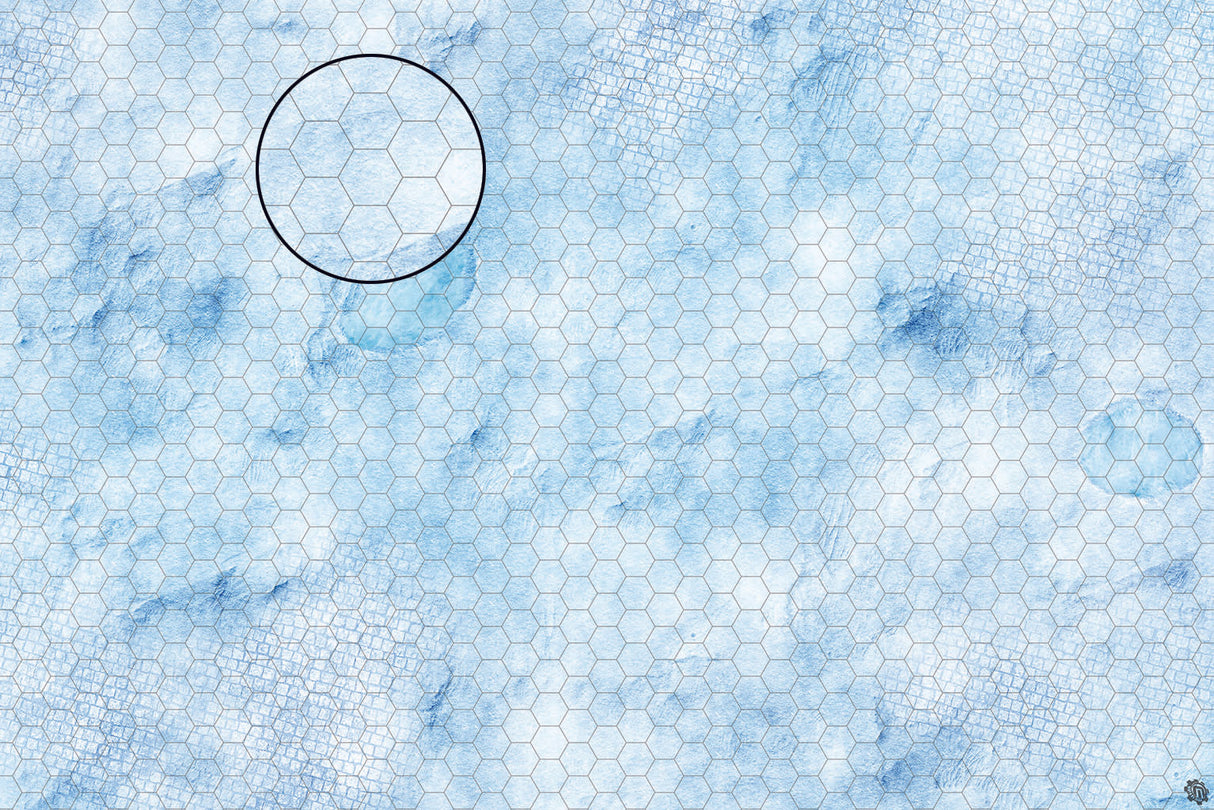 Mats by Mars: Frosty Cobbles Tabletop Wargaming Play Mat
