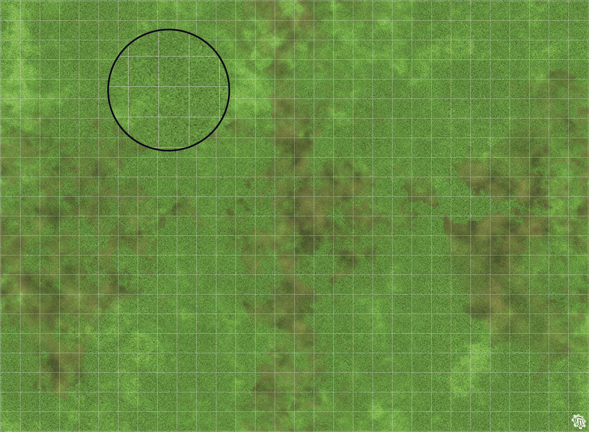 Mats by Mars: Verdant Fields Tabletop Wargaming Play Mat