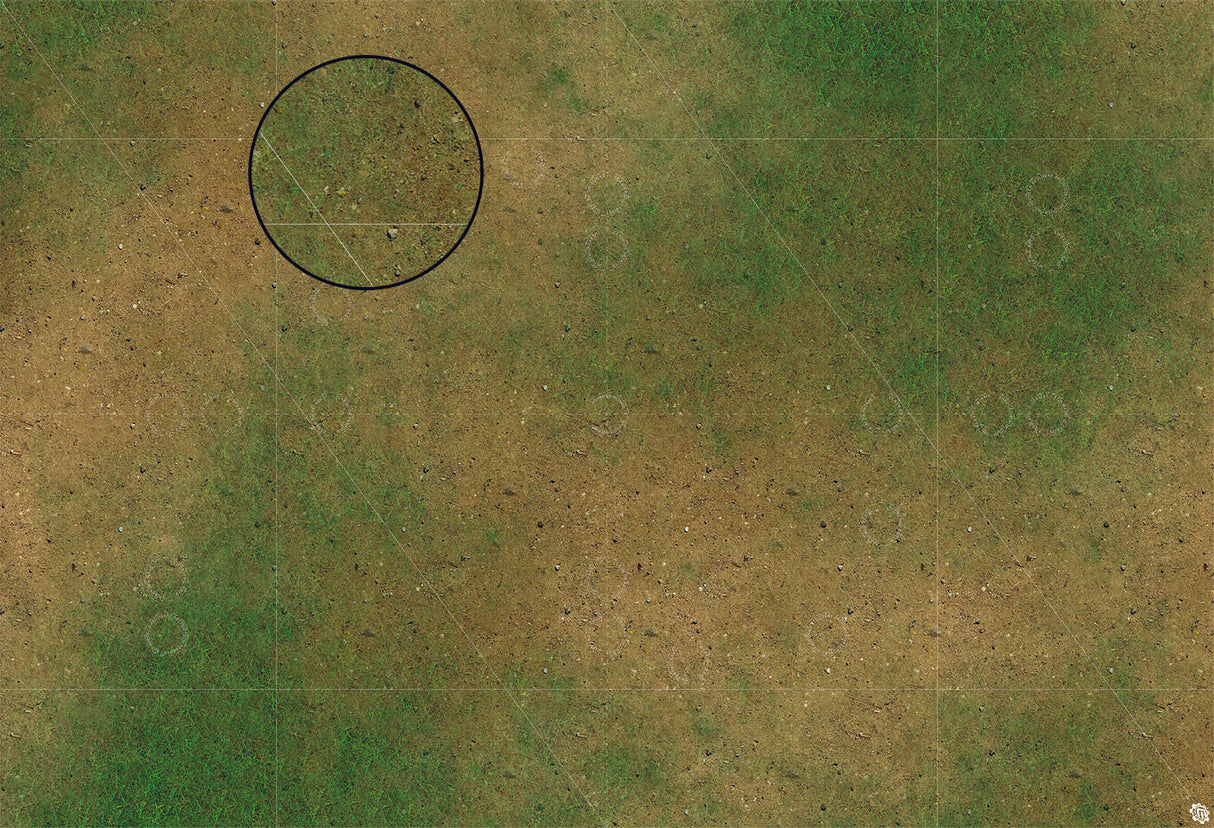 Mats by Mars: Grassy Spring Tabletop Wargaming Play Mat