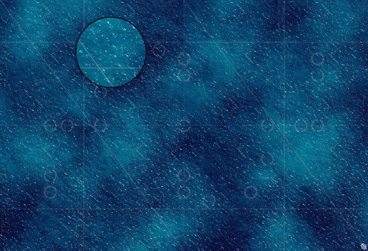 Mats by Mars: Dark Caribbean Tabletop Wargaming Play Mat