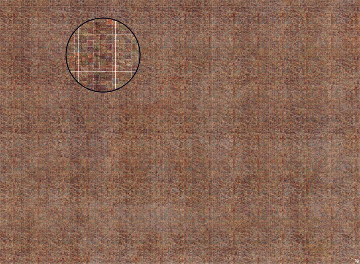 Mats by Mars: Sett in Stone (Red) Tabletop Wargaming Play Mat