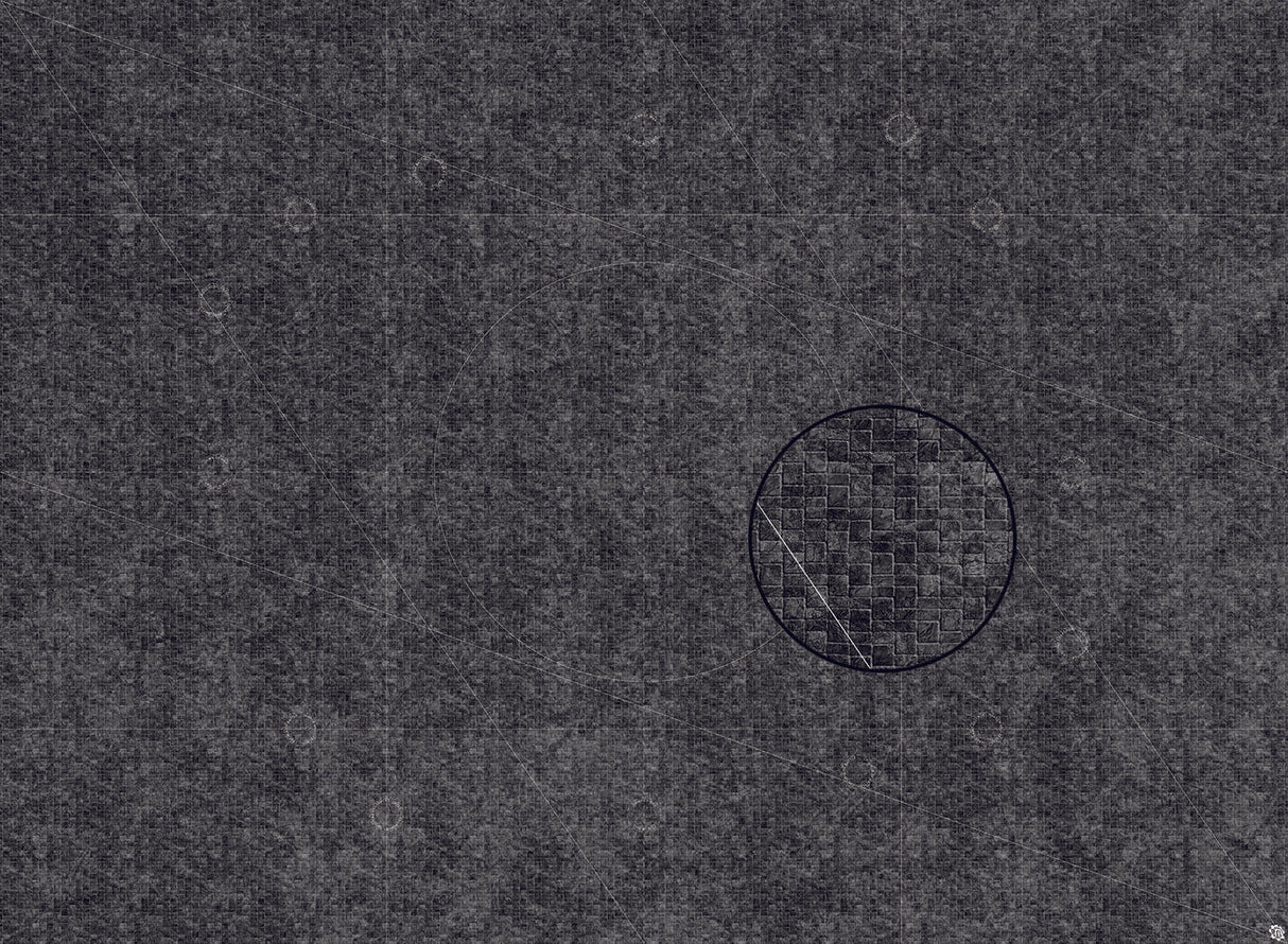 Mats by Mars: Sett in Stone (Grey) Tabletop Wargaming Play Mat