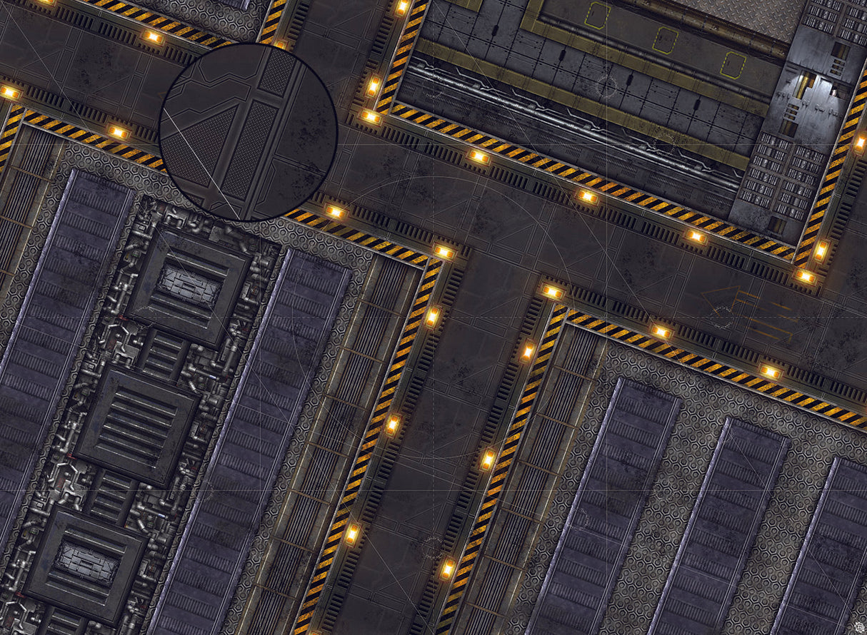 Mats by Mars: Factory Floor Tabletop Wargaming Play Mat