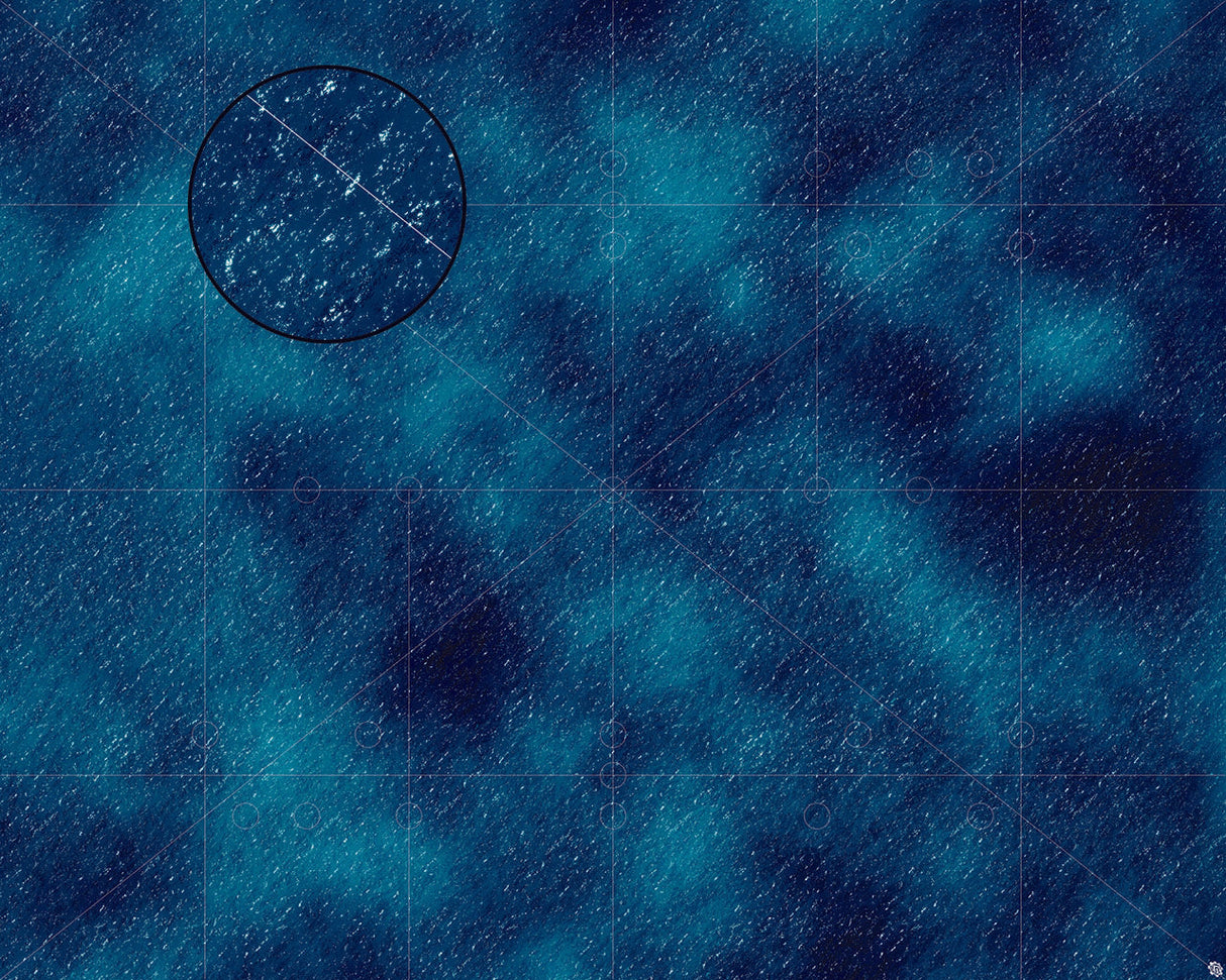 Mats by Mars: Dark Caribbean Tabletop Wargaming Play Mat