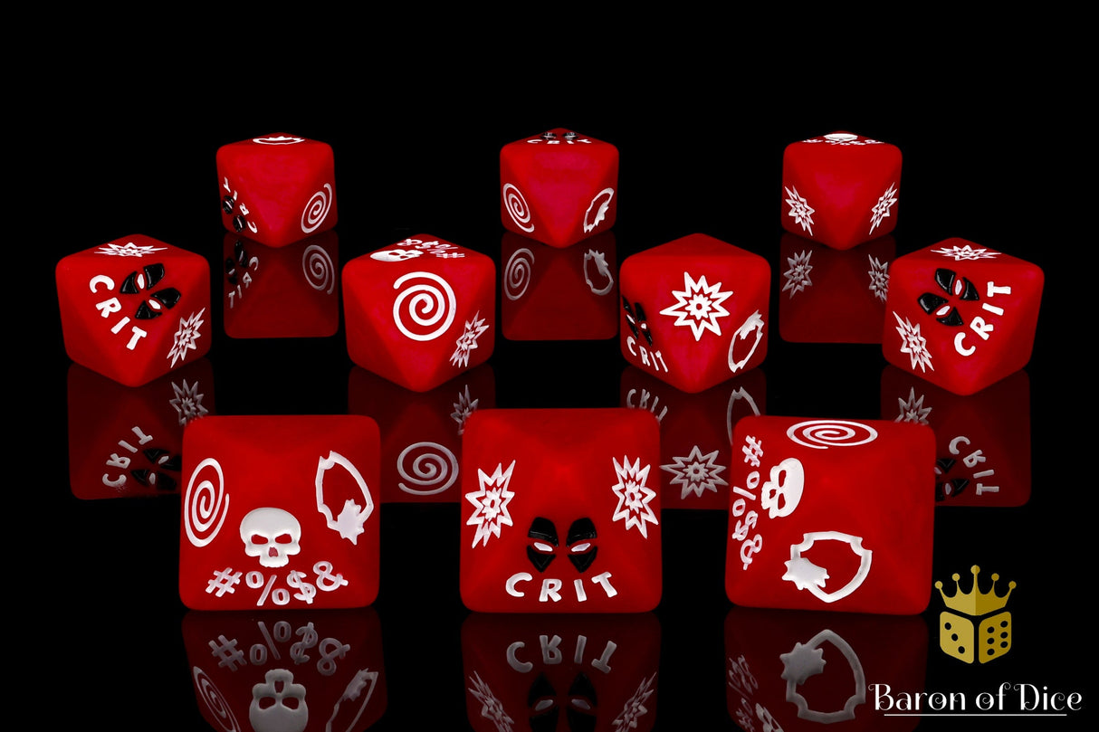 Merc for Hire D8 Dice Set