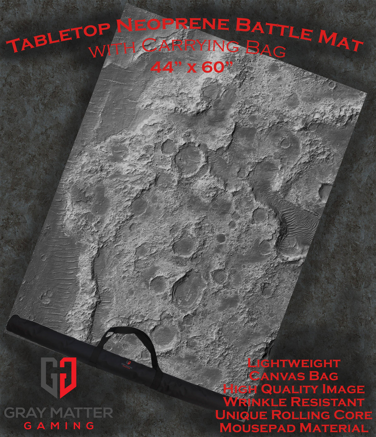Moonscape - Neoprene Battle Mat with Bag