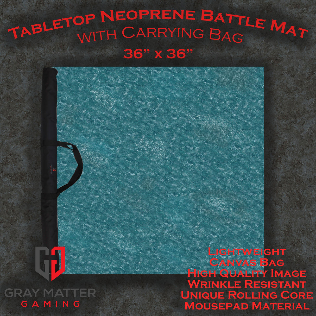 Open Ocean - Neoprene Battle Mat with Bag