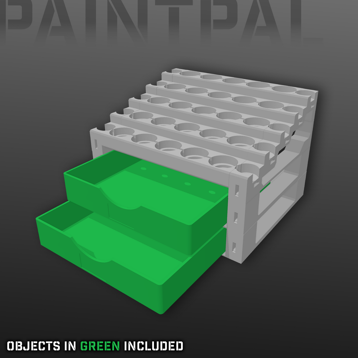 PaintPal Double Din Drawers (Wide)