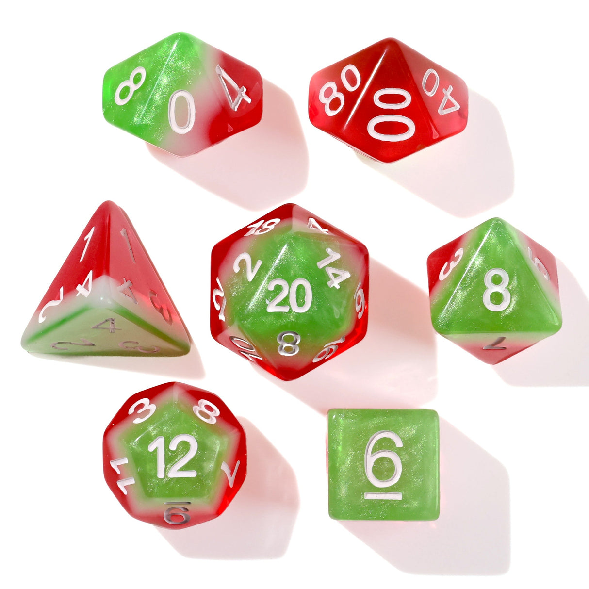 Summer Vibes RPG Dice Set - 7 Pieces