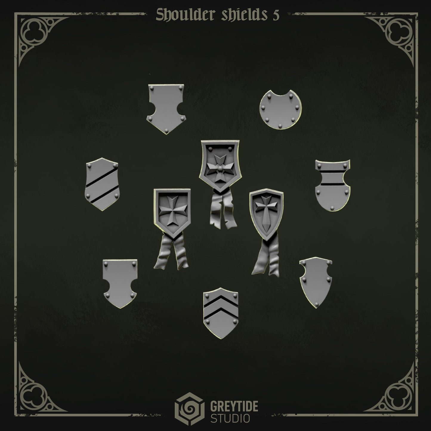 Eternal Pilgrims - Shoulder Shields