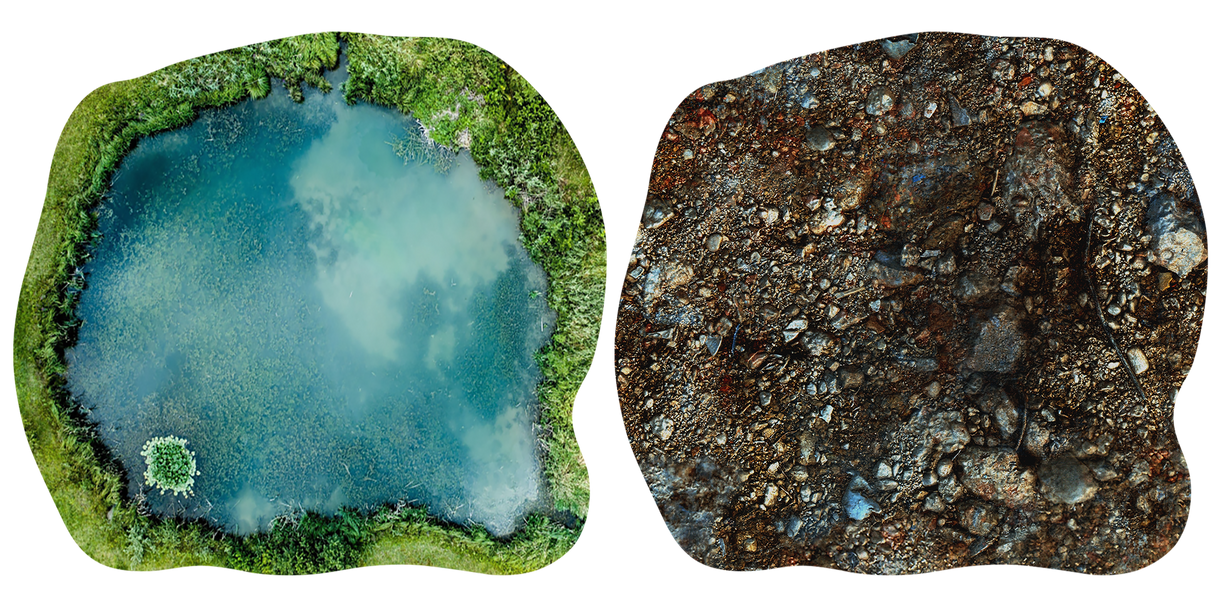 Double Sided Neoprene Terrain Table Set