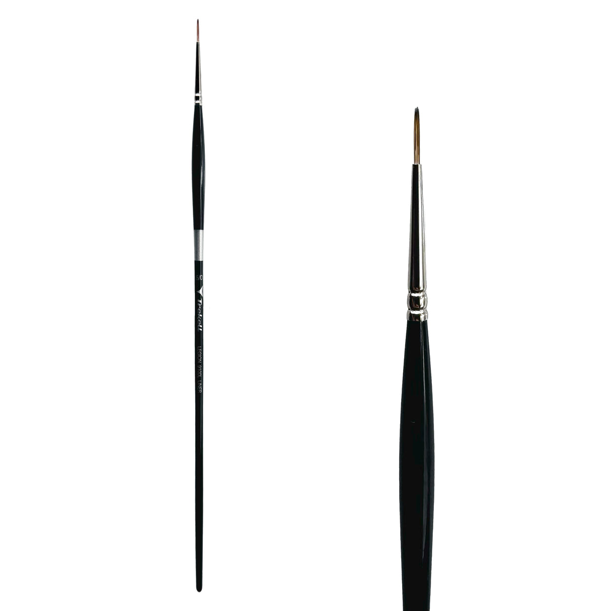 Trekell Legion Synthetic Mongoose Long Handle Artist Brush - Size #5/0 Liner