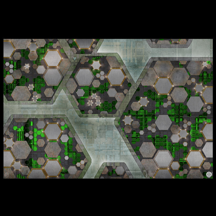 Mats by Mars: Quinfinity Jade Tabletop Wargaming Play Mat
