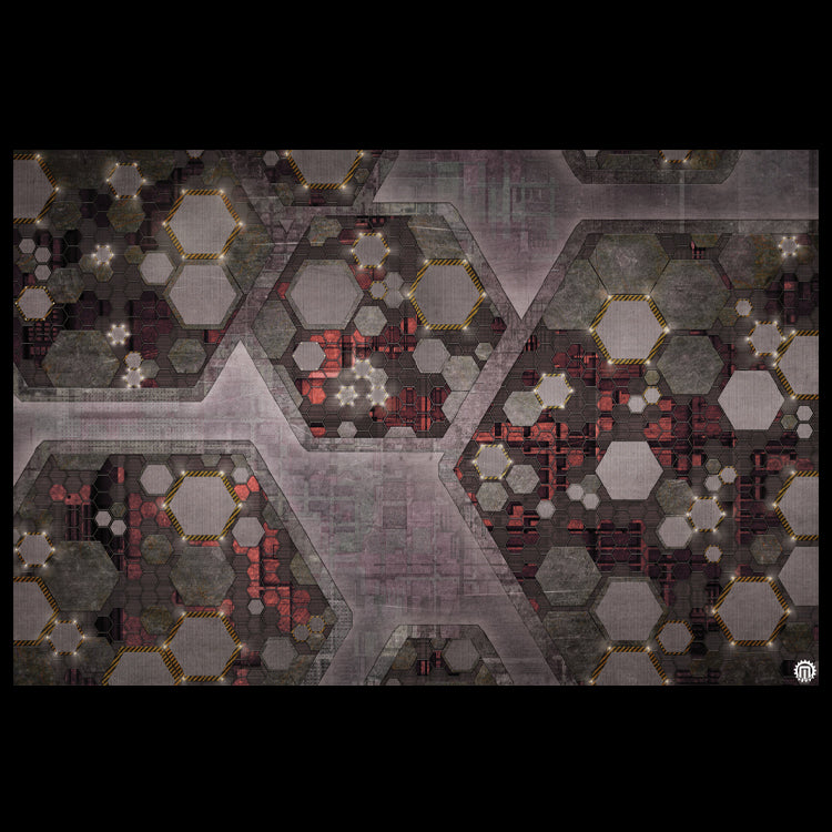 Mats by Mars: Quinfinity Ruby Tabletop Wargaming Play Mat