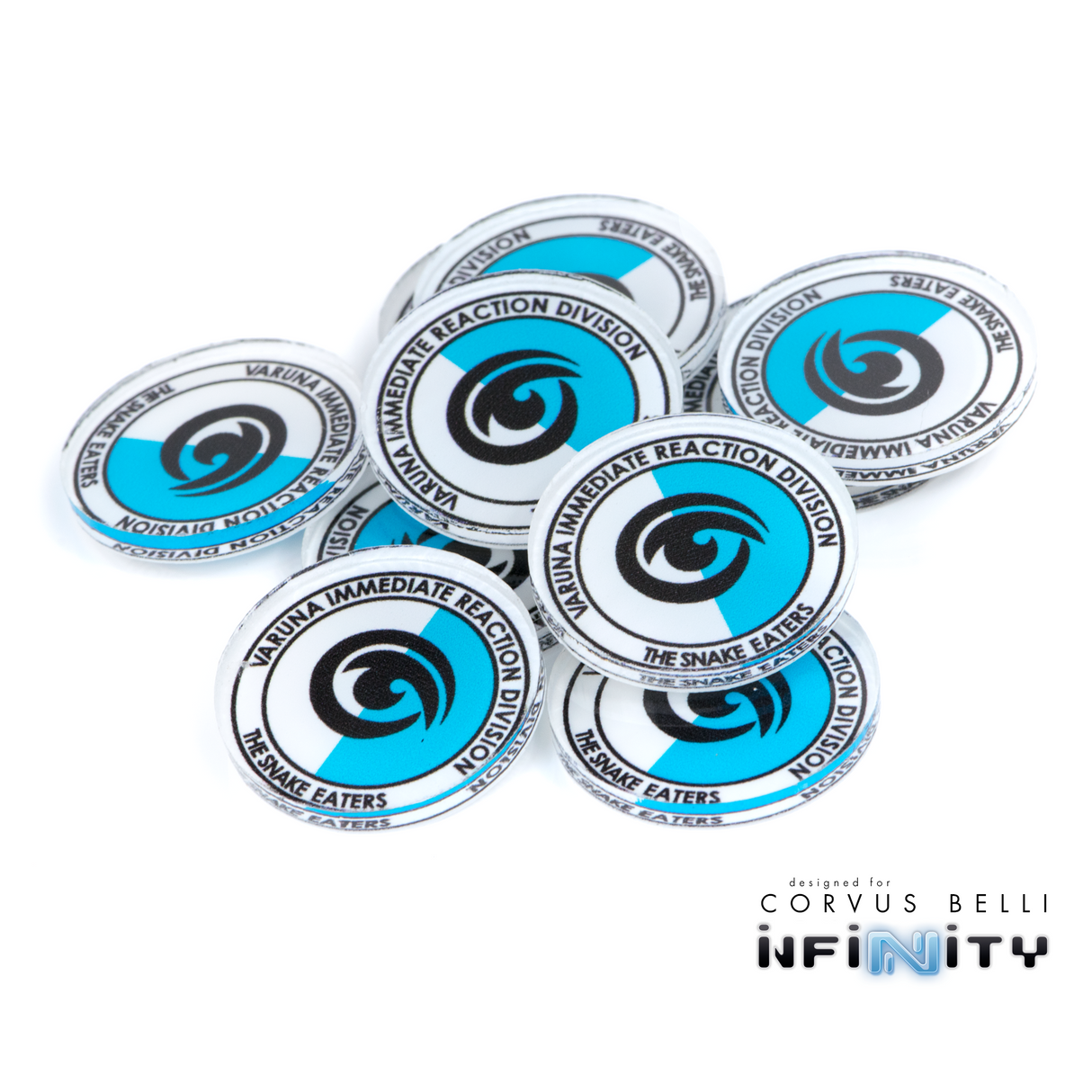 Full Color Infinity Faction Markers, 25mm (Bag of 10)